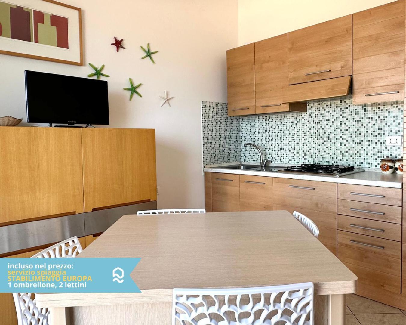 Rs321 - Marcelli, Trilocale Fronte Mare Con Spiaggia Inclusa Exterior foto